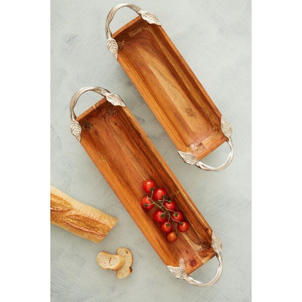 Puidust kandik 14x54 cm Vine - Premier Housewares-image-1