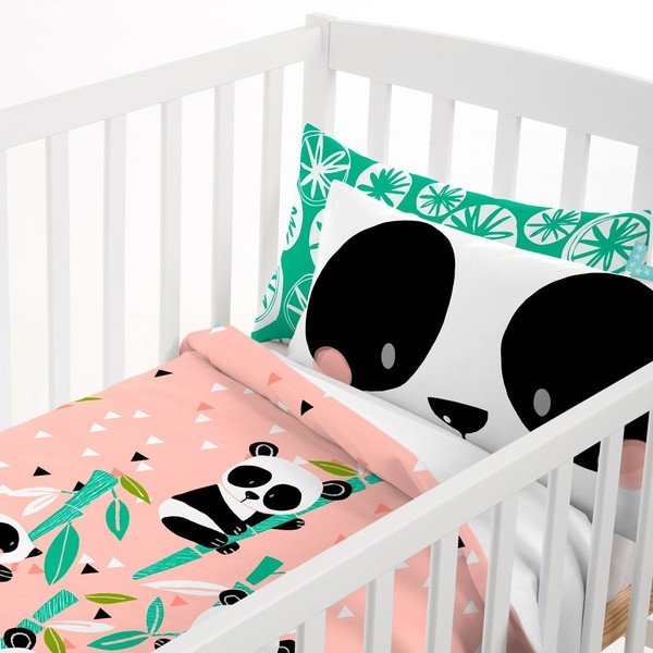 Povlečení Moshi Moshi Panda Garden, 100 x 135 cm-image-2