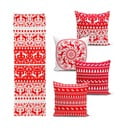 Komplekt 4 jõulupadjakatet ja lauajooksikut jõuludeks - Minimalist Cushion Covers