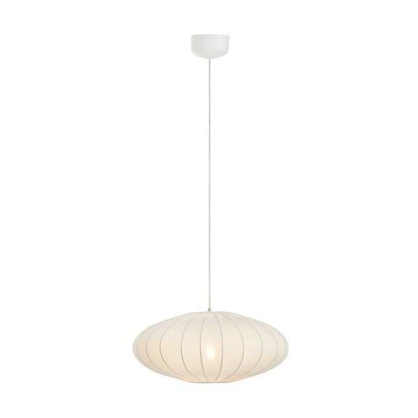 Valge ripplamp ø 50 cm Solia - Markslöjd