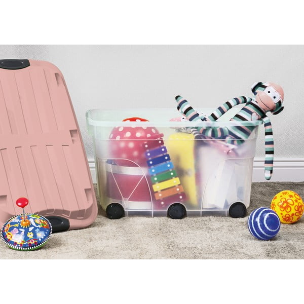 Kaanega plastist hoiukarp Roller - Rotho-image-2