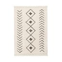 Kreem pestav käsitsi kootud puuvillane vaip 170x240 cm Bereber Rhombs - Lorena Canals