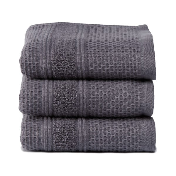 Set 3 ručníků Balance Grey, 30x50 cm