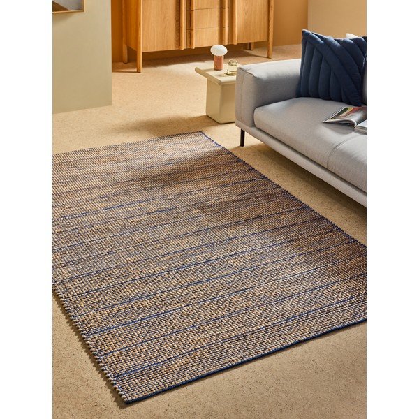 Sinine käsitsi kootud džuudiseguga vaip 120x170 cm Hurley - MADE-image-1
