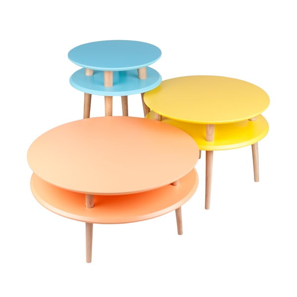 Helehall kohvilaud UFO, ⌀ 57 cm - Ragaba-image-2