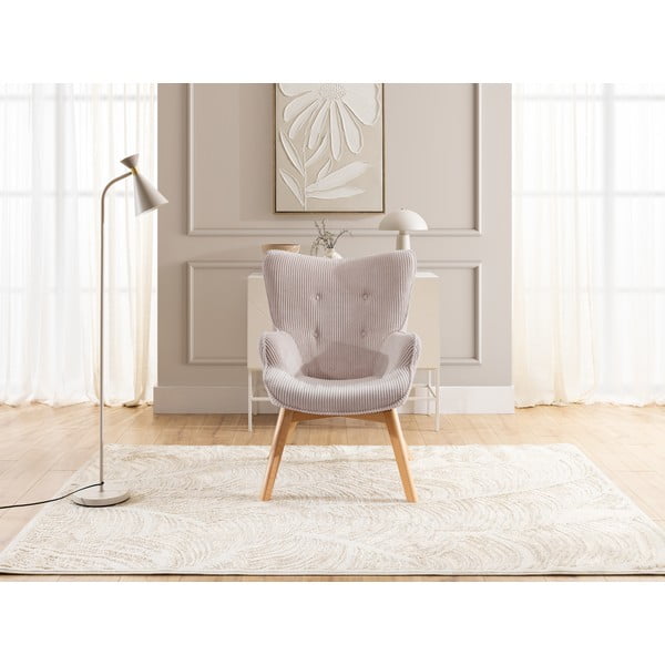 Heleroosa velvetist tugitool Niko - Ropez-image-1