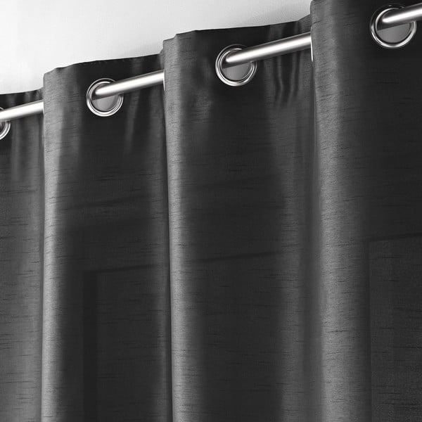 Tumehall mikrosatiinist kardin 140x240 cm Shana - douceur d'intérieur-image-2