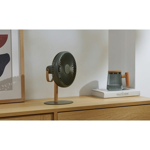 Roheline laualamp puldiga ventilaatoriga (kõrgus 26 cm) Beyond - Gingko-image-2