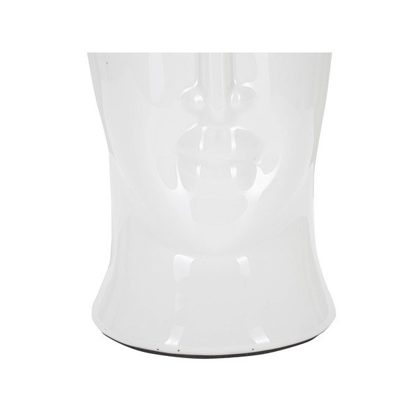 Valge tekstiilist varjuga keraamiline laualamp (kõrgus 46 cm) Statua – Mauro Ferretti-image-3