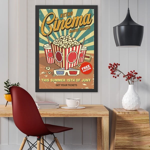Maal 40x55 cm Retro Cinema - Wallity-image-1