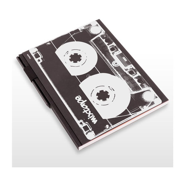 Skicák s tužkou Mixtape, 21x29,7 cm