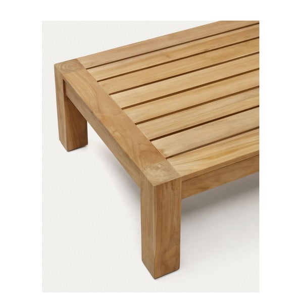 Tiikpuidust diivanilaud 76x153 cm Forcanera - Kave Home-image-4