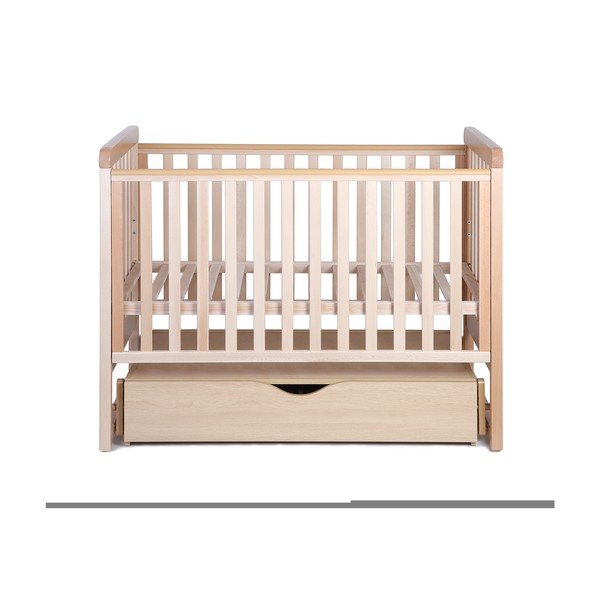 Dětská houpací postýlka z bukového dřeva YappyKids Move, 60 x 120 cm-image-1