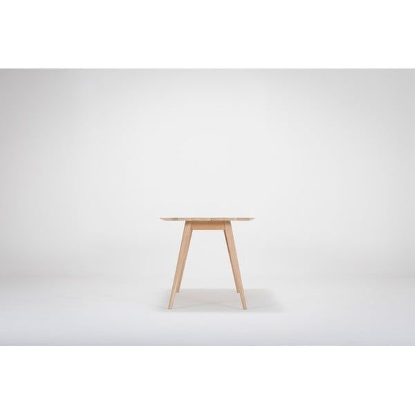 Tammepuidust söögilaud 80x80 cm Stafa - Gazzda-image-4