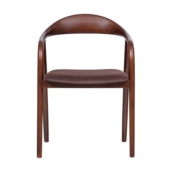 Pruun söögitool pöögipuidust käetugedega Bran - WOOOD-image-2