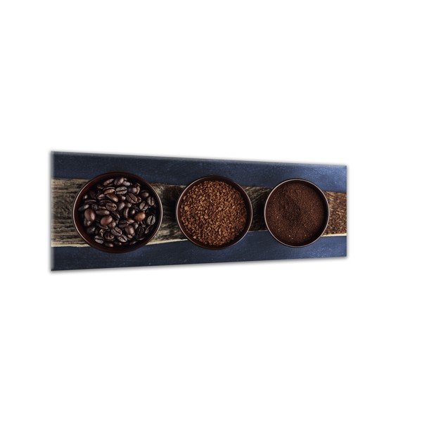 Obraz Styler Glas Kitchen Brown Bowls, 30 x 80 cm-image-1