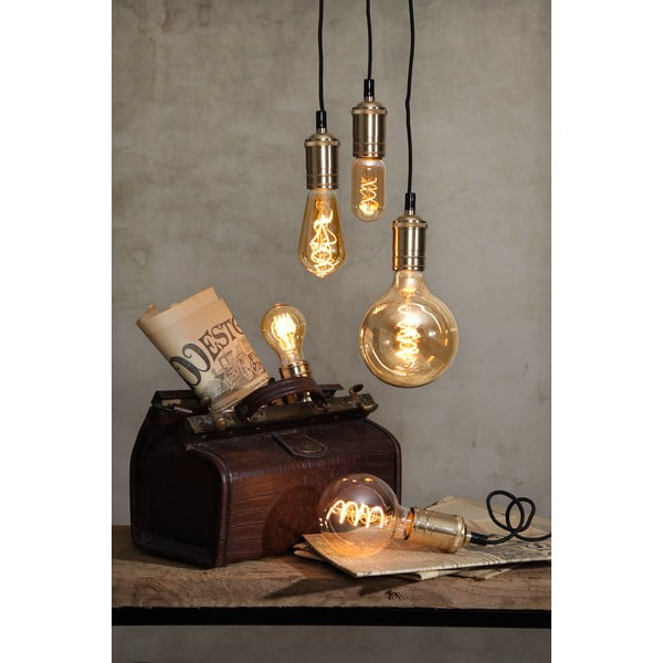 Soe valge hõõgniidiga hämardatav pirn E27, 3 W Spiral Filament - Star Trading-image-1