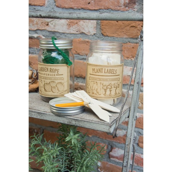 Komplekt 40 papplipuust ürdipurki ja etikettidega Heal, 400 ml - Esschert Design-image-2