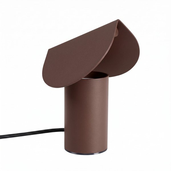 Pruun alumiiniumist LED-laualamp (kõrgus 15 cm) BISCUIT - Thoro