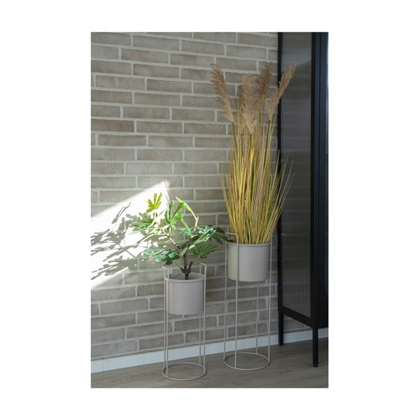 Metall lillepoti katted komplektis  2 tk ø 21,5 cm Rabo – House Nordic-image-3