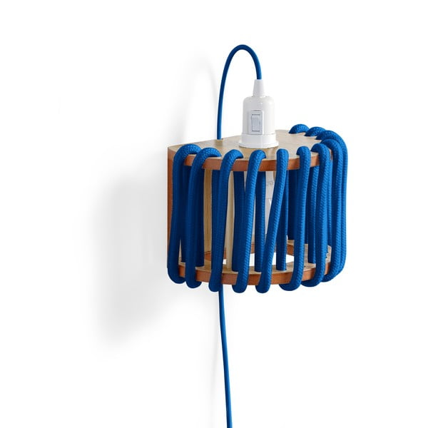 Sinine puidust seinalamp , pikkus 20 cm Macaron - EMKO-image-3