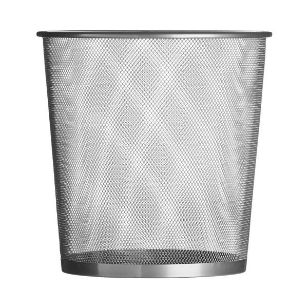 Matt hõbedane kontoriprügikast 12 l Den - Premier Housewares