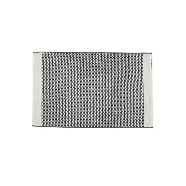 Must-valge tekstiilist vannitoamatt 50x80 cm Grid - Mette Ditmer Denmark