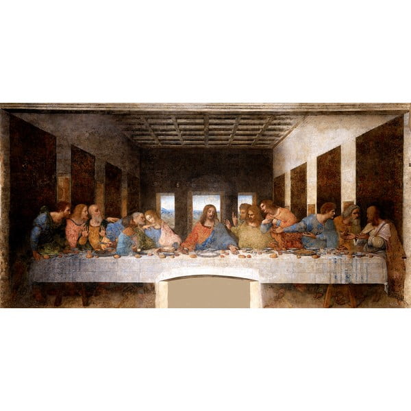 Maali reproduktsioon , 80 x 40 cm Leonardo da Vinci - The Last Supper - Fedkolor