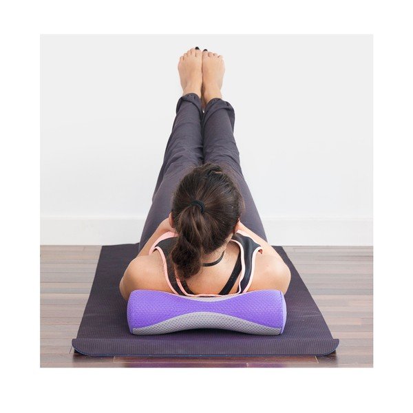 Fialový masážní váleček InnovaGoods Vibro Yoga Roll BTK-image-2