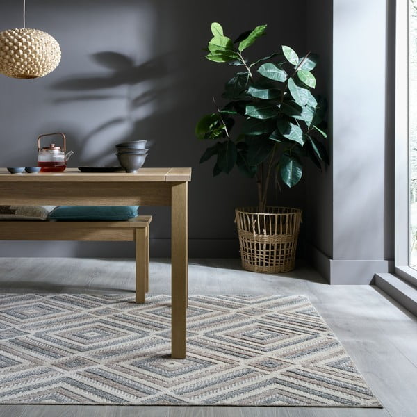 Hallikasbeež pestav vaip 78x150 cm Beckett - Flair Rugs-image-1