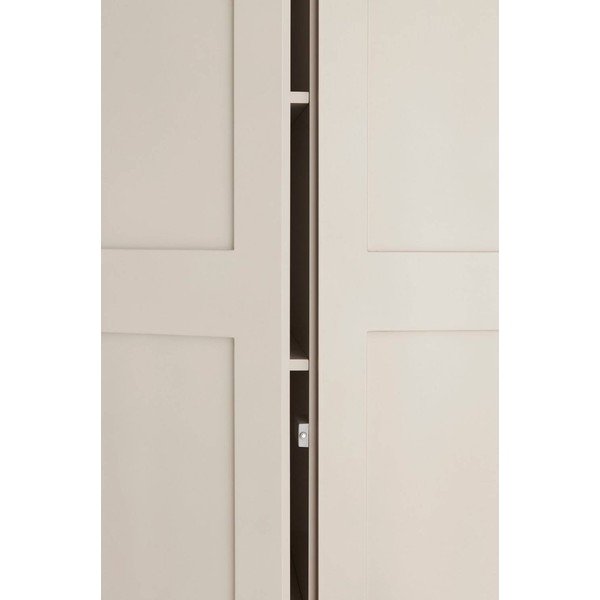 MDF-ist hallikasbeež rippuv riidekapp 80x190x61 cm Ben - Ellos Home-image-2