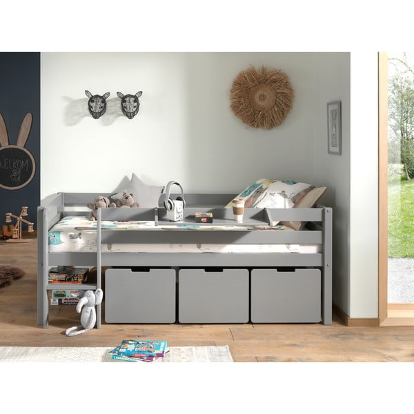 Hallid sahtlid lastevoodi alla 3tk Pino - Vipack-image-3