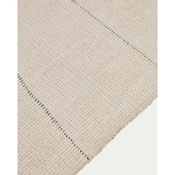 Kreemikas käsitsi kootud puuvillasegu vaip 230x160 cm Lisdan - Kave Home-image-2
