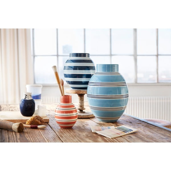 Sinine keraamiline vaas Nuovo, kõrgus 30 cm Omaggio - Kähler Design-image-2