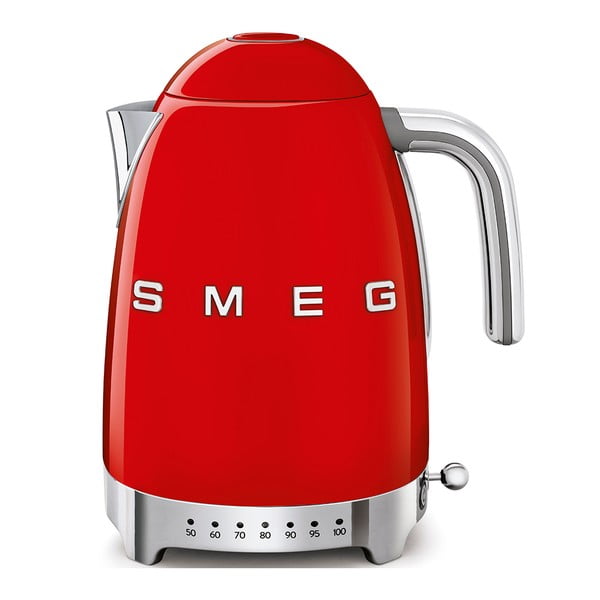 Punane roostevabast terasest veekeetja 1,7 l Retro Style - SMEG