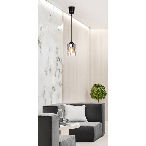 Must rippvalgusti klaasist lambivarjundiga ø 10 cm Felis - Candellux Lighting-image-4