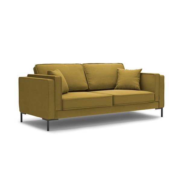 Kollane diivan , 160 cm Attilio - Milo Casa-image-1