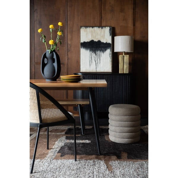 Pruun bukleekangast taburet Fern - Dutchbone-image-1