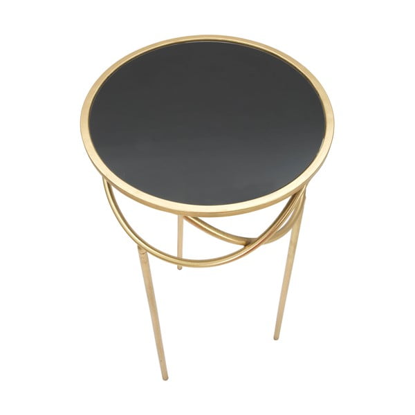 Ümmargune klaaspinnaga küljelaud ø 40 cm Ring – Mauro Ferretti-image-3