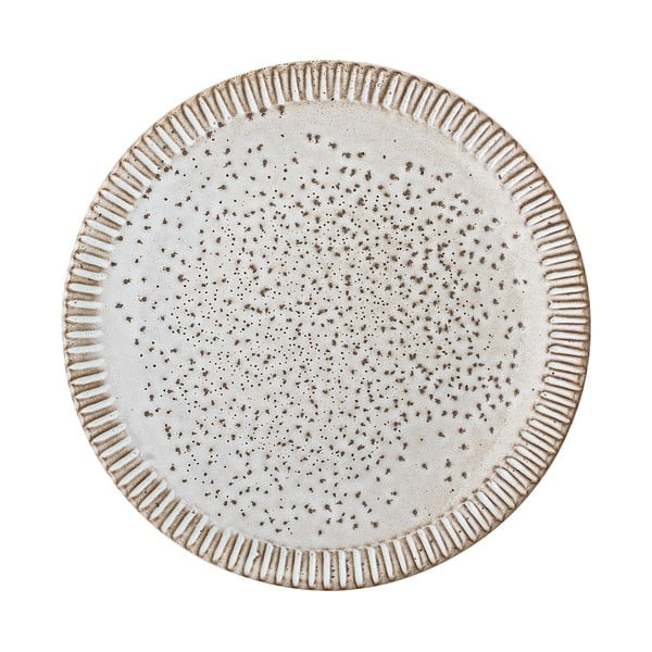 Hall ja valge keraamiline taldrik, ø 20 cm Thea - Bloomingville