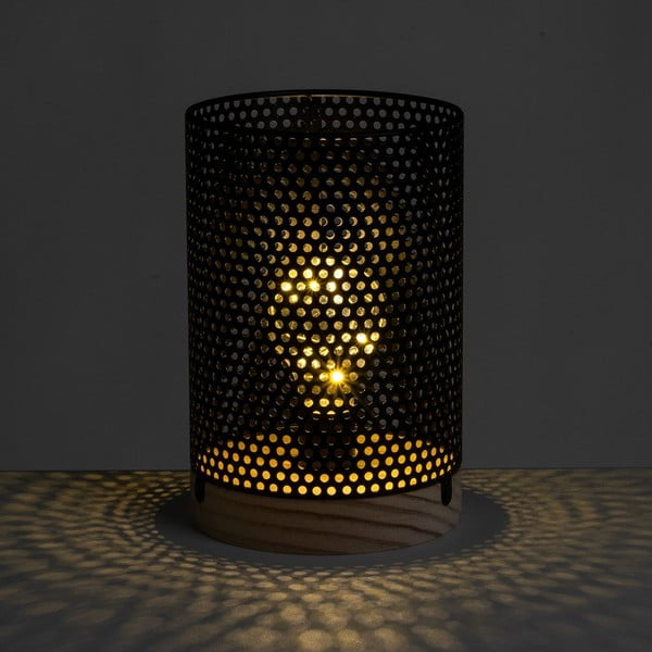 Must metallist lambivari (kõrgus 20 cm) - Casa Selección-image-1