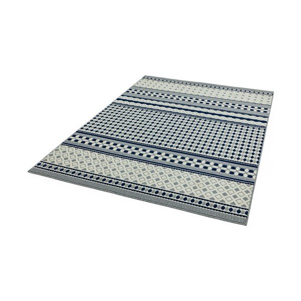 Sinine ja valge vaip Geomeetriline, 160 x 230 cm Antibes - Asiatic Carpets-image-2