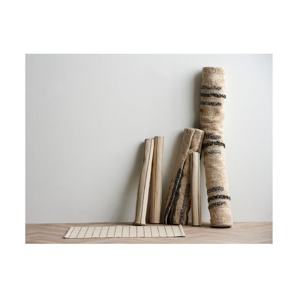 Beež vaip puuvillaseguga 75x150 cm Line - Södahl-image-1