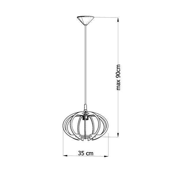 Puidust ripplamp Mandore - Sollux-image-2