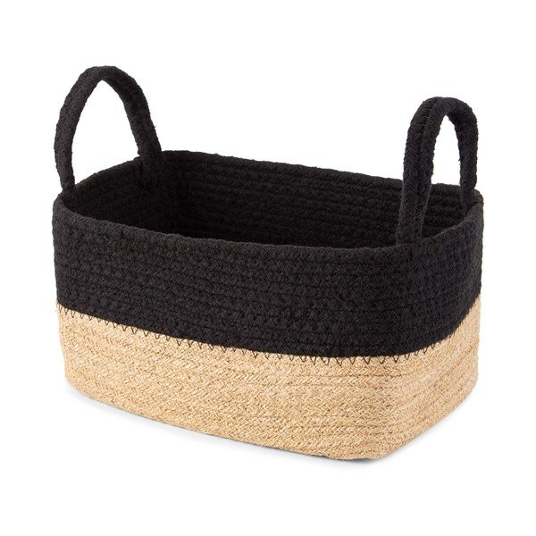 Juut- ja puuvillakorv Basic, 24 x 15 cm - Compactor-image-4