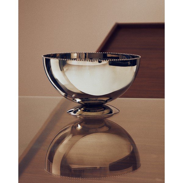 Hõbedane roostevabast terasest kauss ø 25,5 cm Nirela - Kave Home-image-1