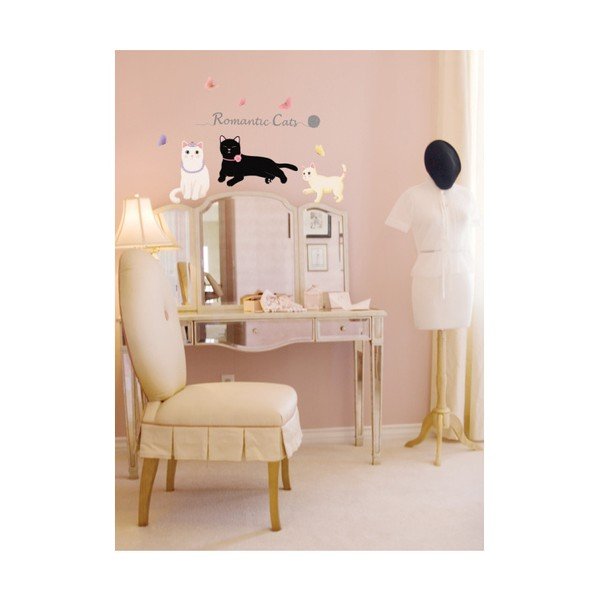 Sada samolepek Ambiance Romantic Cats-image-2