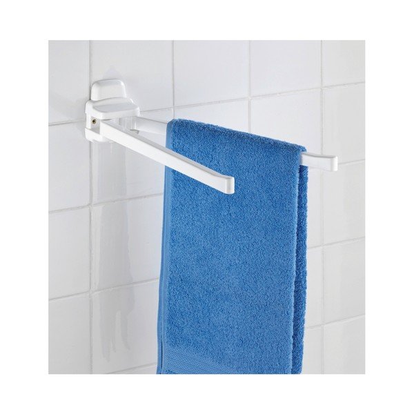 Valge seinakinnitus 2 varrega Pure rätikute jaoks - Wenko-image-1