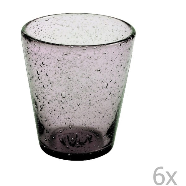 Sada 6 fialových skleniček VDE Tivoli 1996 Aqua, 330 ml
