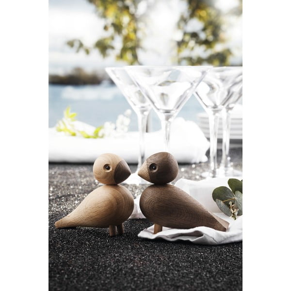 Komplekt 2 täispuidust tammepuust kujukest. Lovebirds - Kay Bojesen Denmark-image-2